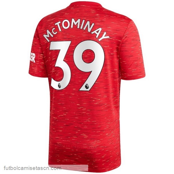 Camiseta Manchester United NO.39 McTominay 1ª 2020/21 Rojo